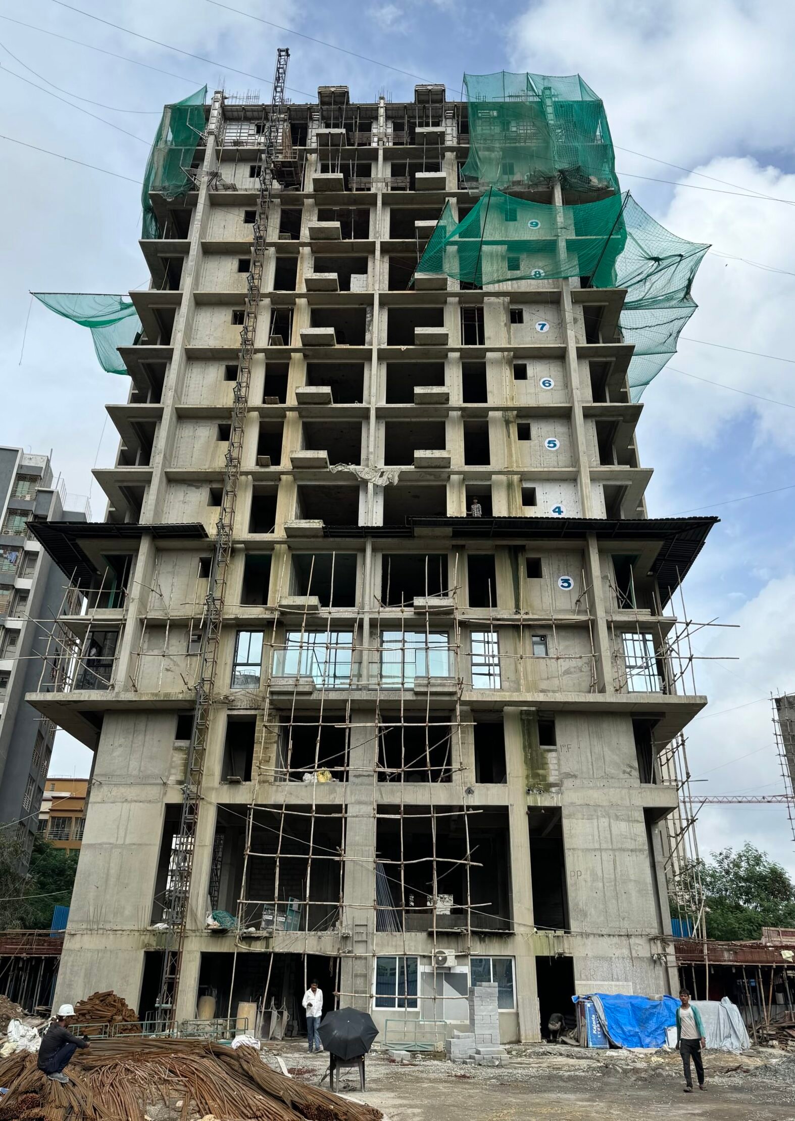 Beau Monde under construction using Mivaan Technology and Aluform