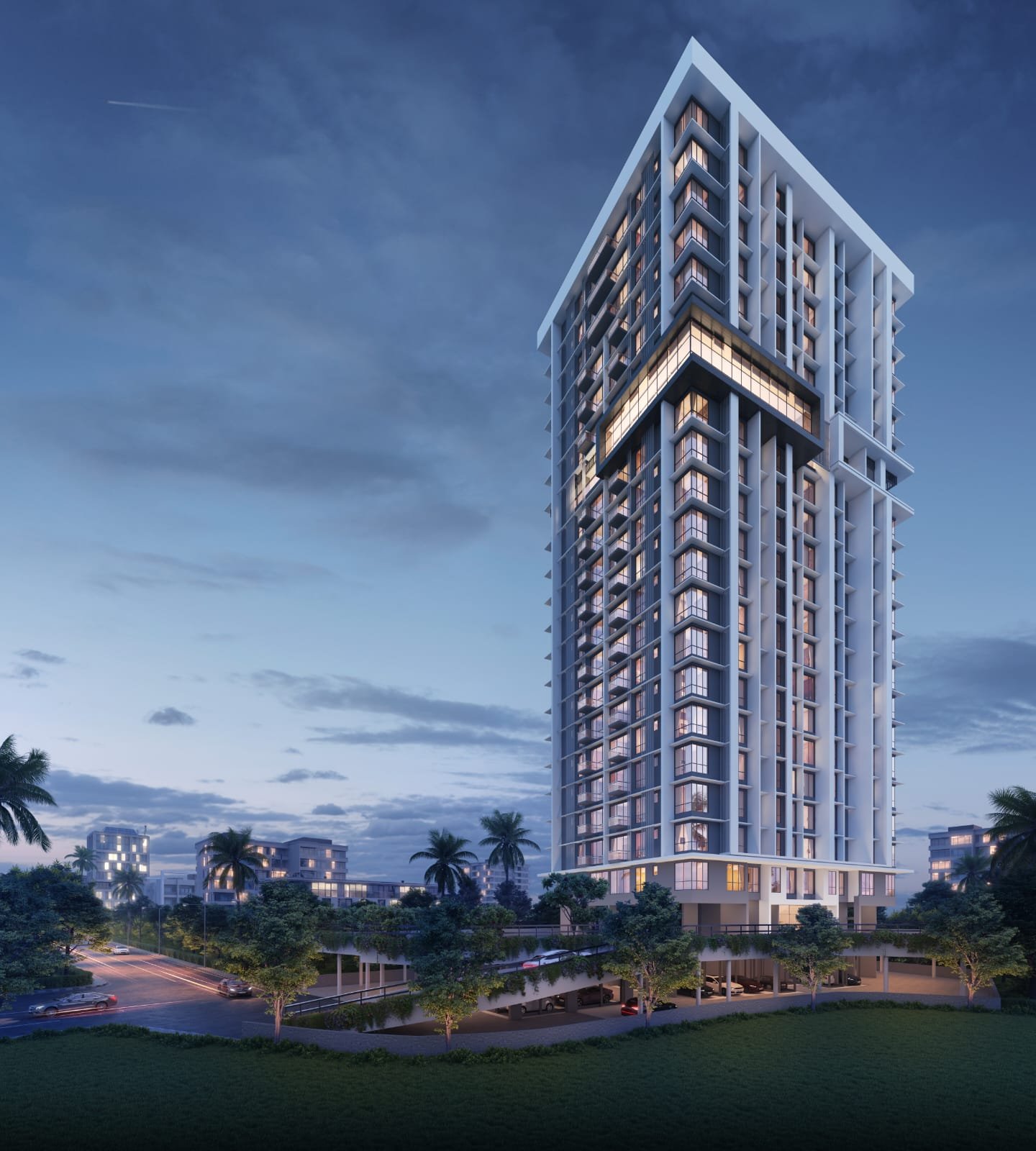 Beau Monde final residential building view
